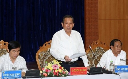 Phó Thủ tướng Trương Hòa Bình chỉ đạo tỉnh Quảng Nam